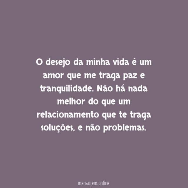 Tranquilidade