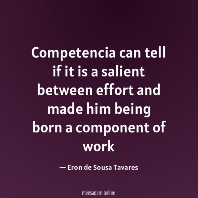 Competencia can tell if it is a salient