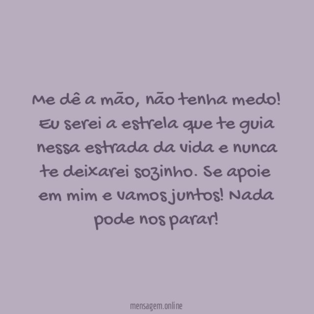 Me dê a mão