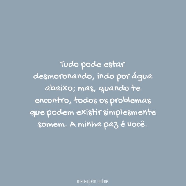 Seu amor me conforta