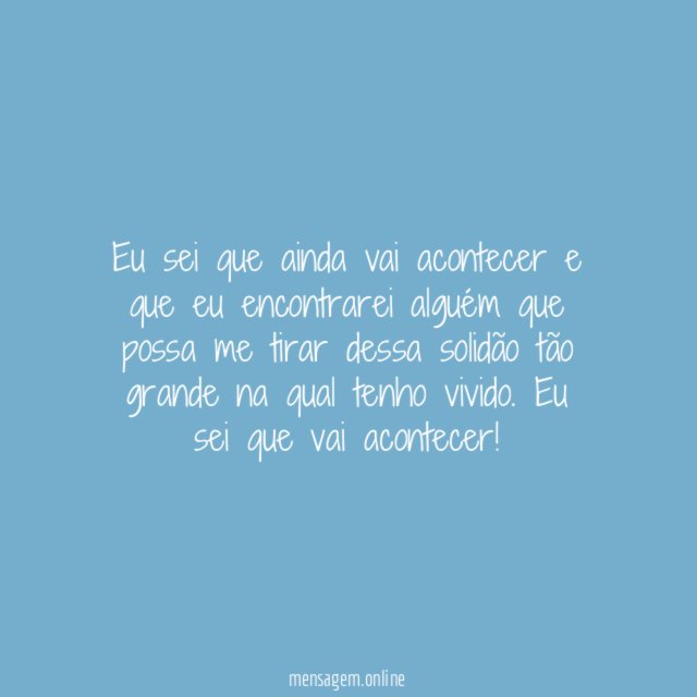 Vai acontecer