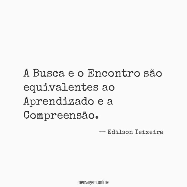 A Busca e o Encontro são equivalentes ao