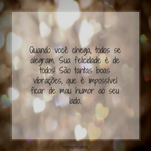 Sua felicidade