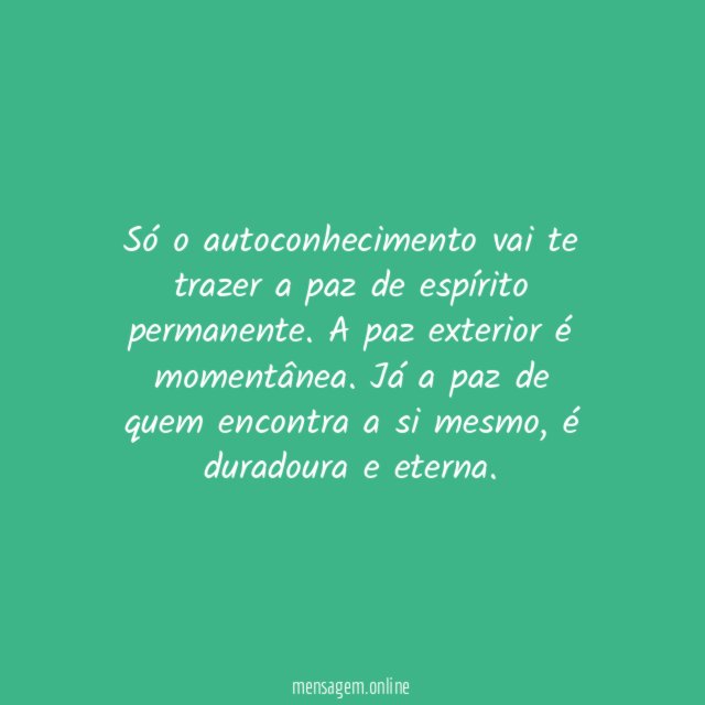 Autoconhecimento
