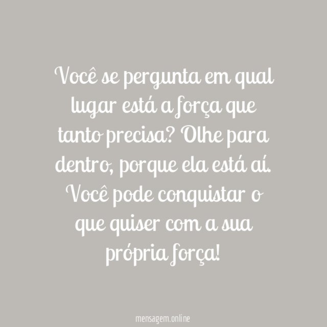 Está aí!