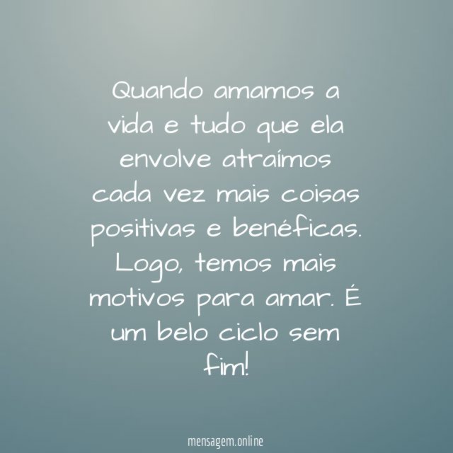 Ciclo sem fim