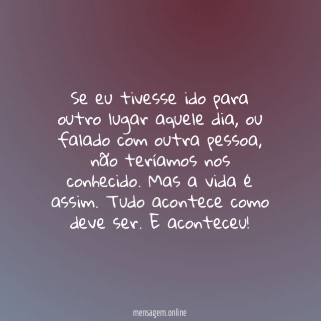 Tudo poderia ser diferente