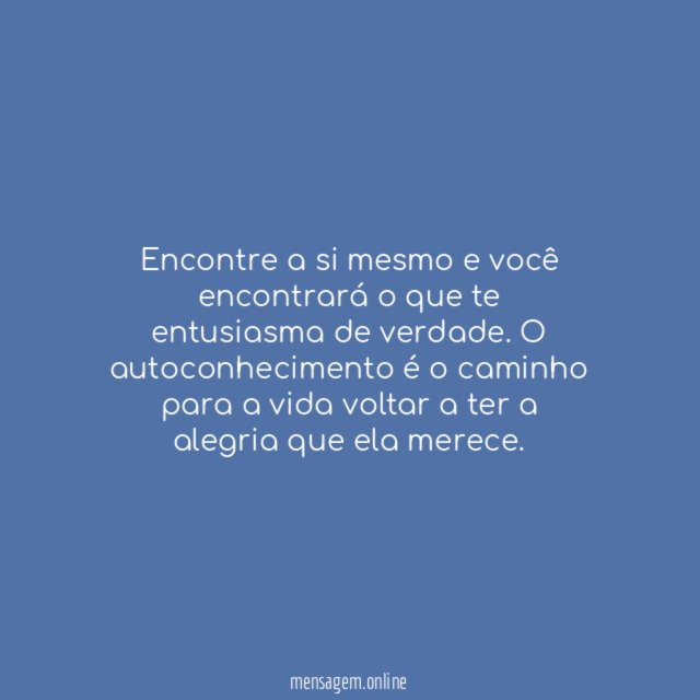 Autoconhecimento