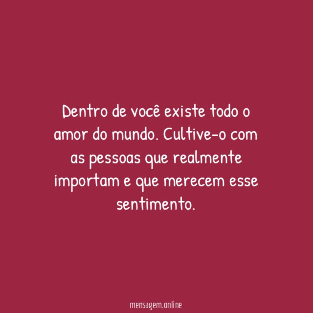 Seu coração pertence a quem ama