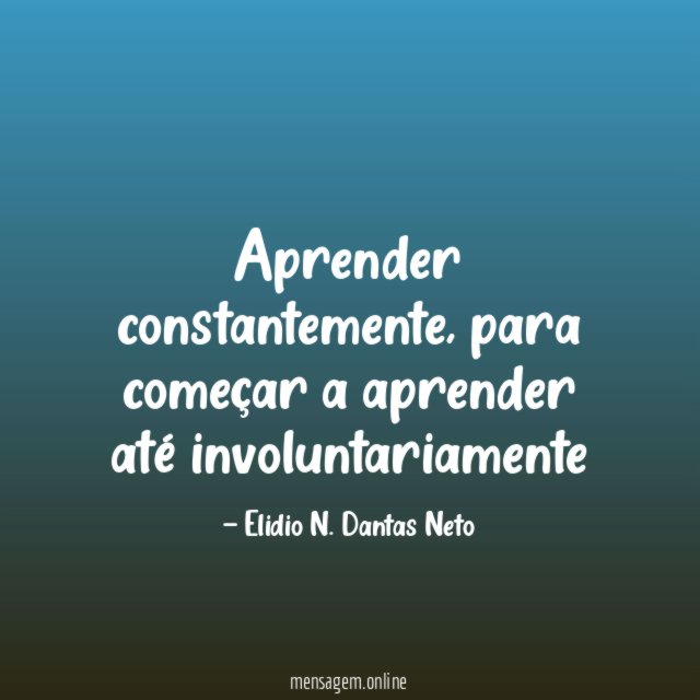 Aprender constantemente