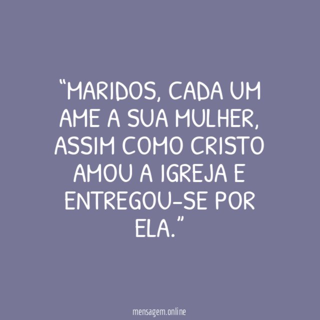Efésios 5:25