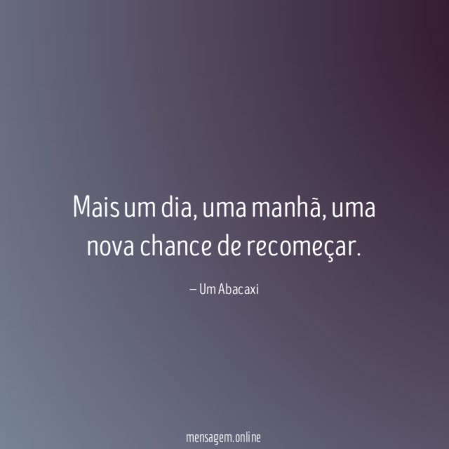 Mais um dia