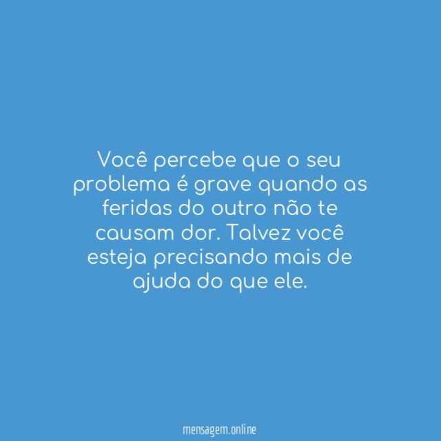 As feridas do outro