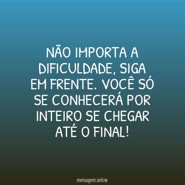 Siga em frente