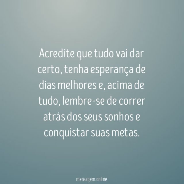 Conquiste suas metas