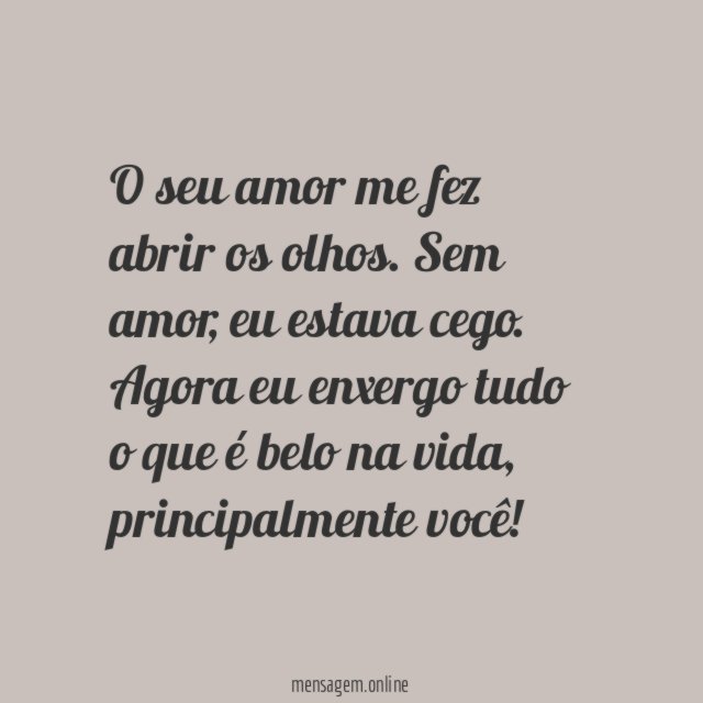Abrindo os olhos