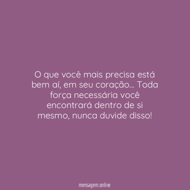 No coração