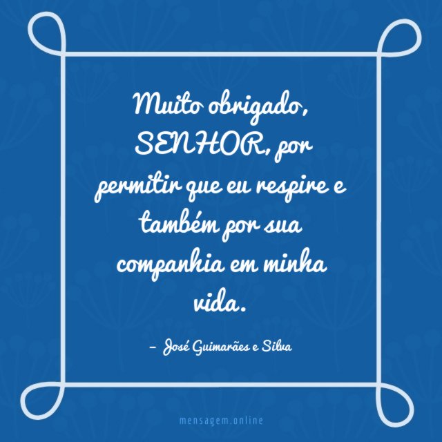 Muito obrigado