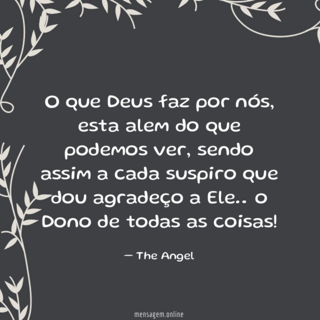 O que Deus faz por nós