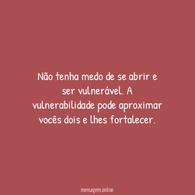 Medo de se abrir