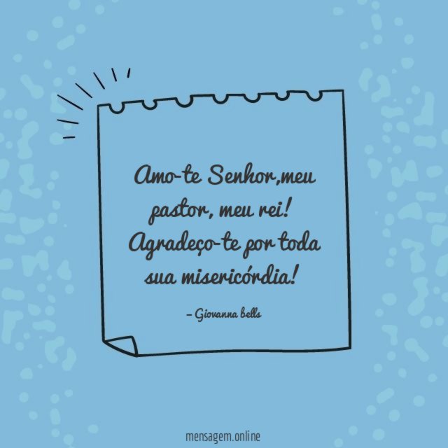 Amo-te Senhor