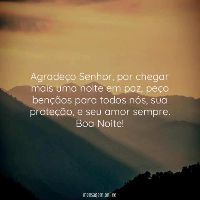 Agradeço Senhor