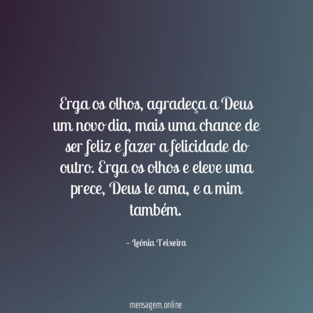 Erga os olhos