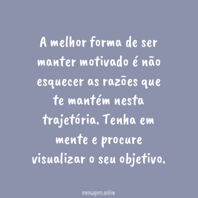 Não esqueça suas razões