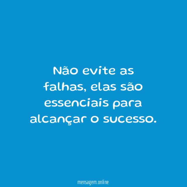 Falhas essenciais