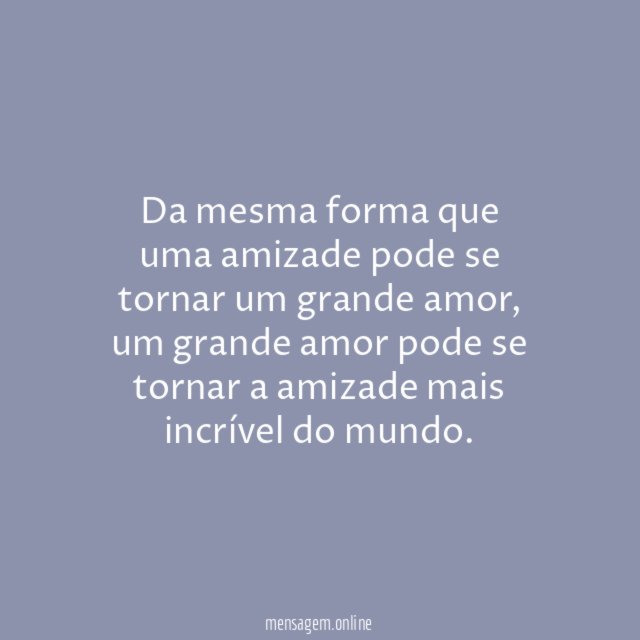 Ex amor, eterno amigo