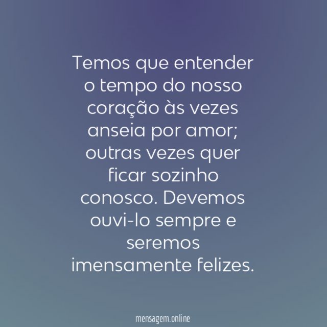 Ouvindo o coração