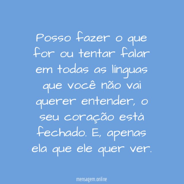 Em todas as línguas