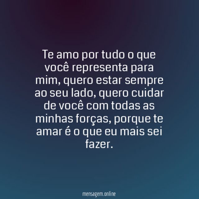 Te amarei eternamente