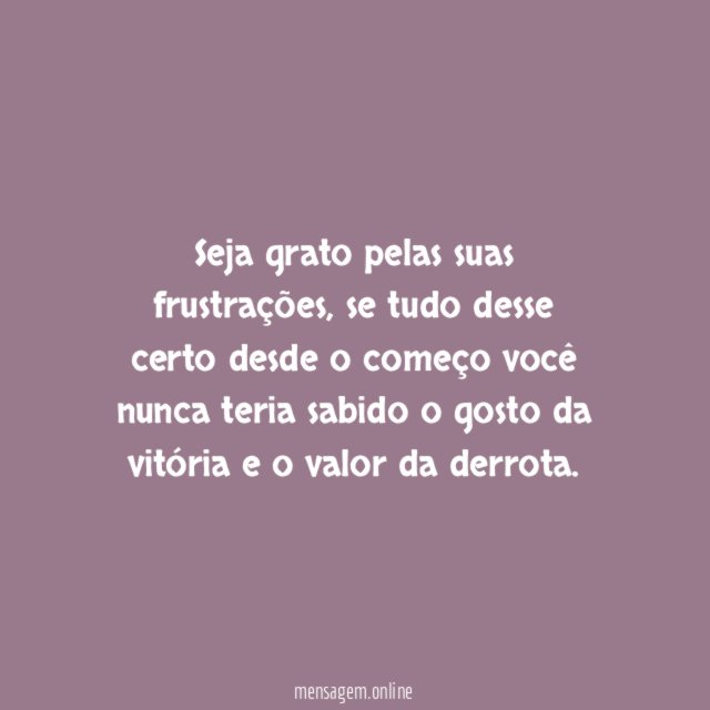 Se tudo desse certo…