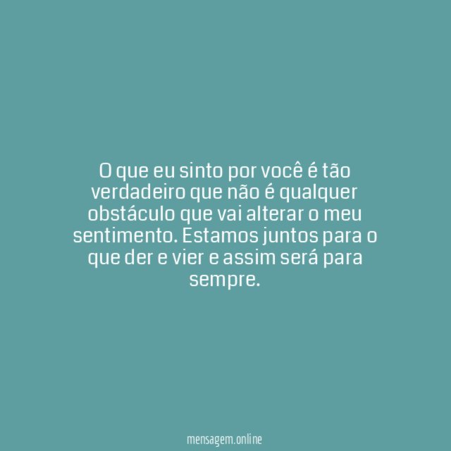 Estaremos sempre juntos