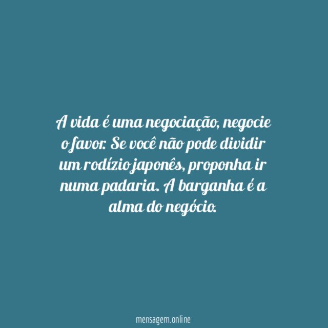 Aprenda a barganhar