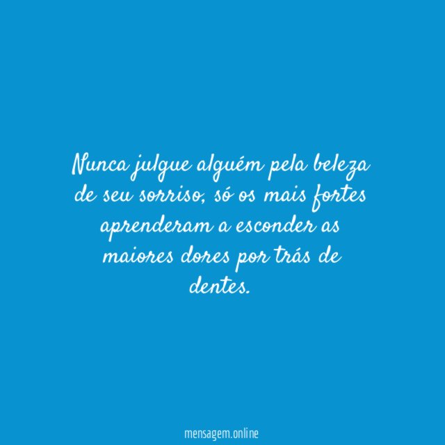 Por trás de dentes