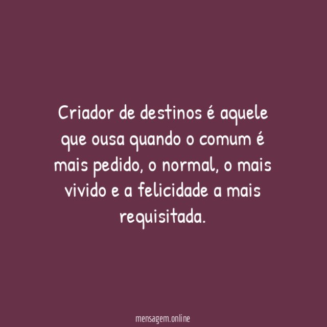 Criador de destino