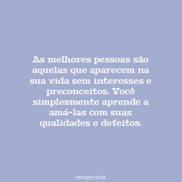 Melhores pessoas