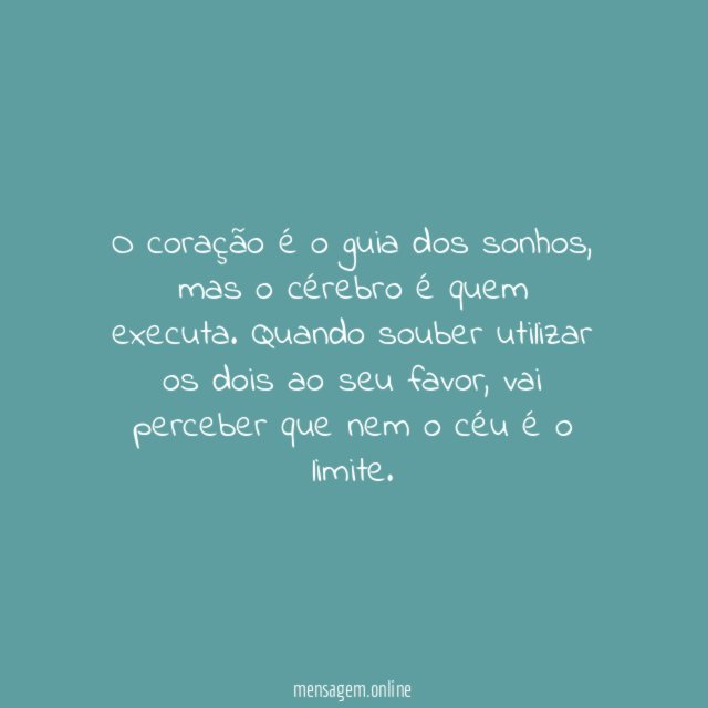 Nem o céu é o limite