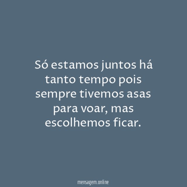 Asas para ficar