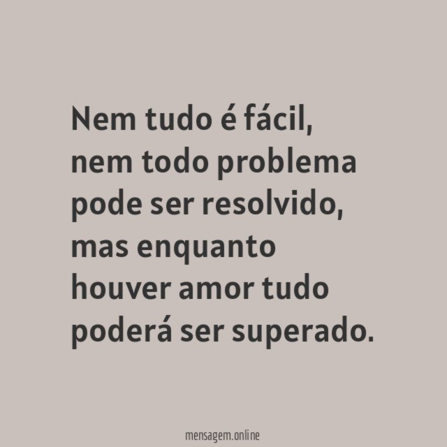 Superação do amor
