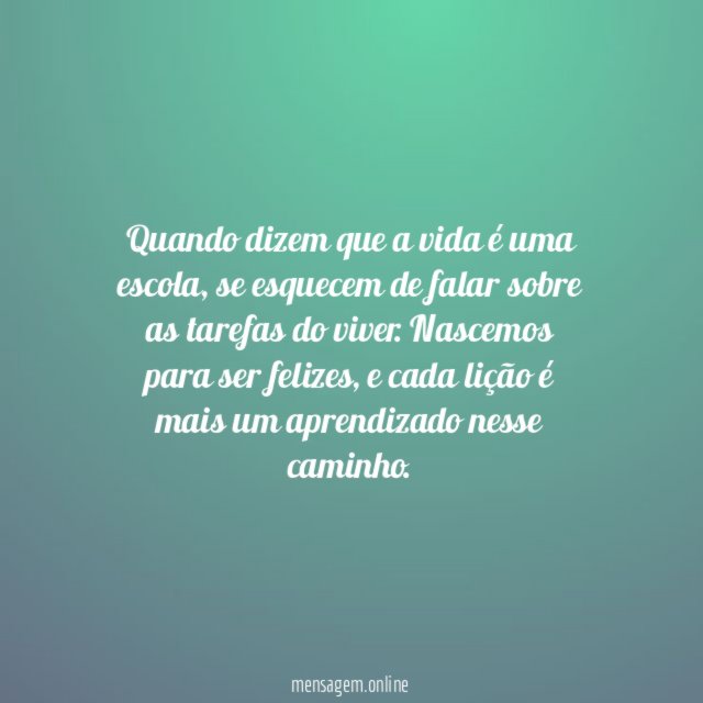 Tarefas do viver