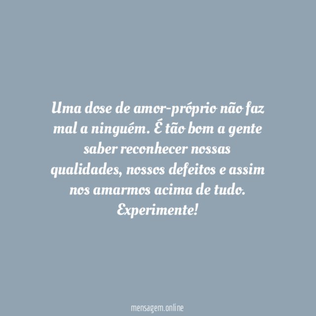 Amor-próprio
