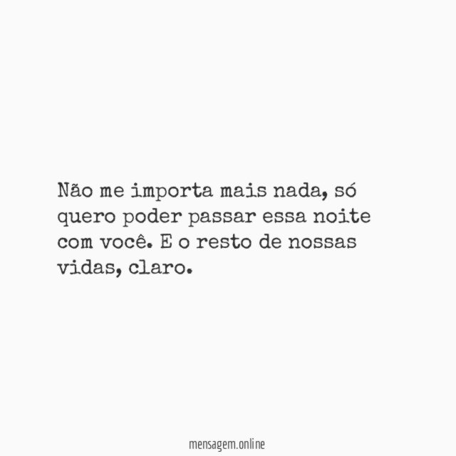 Você pra mim
