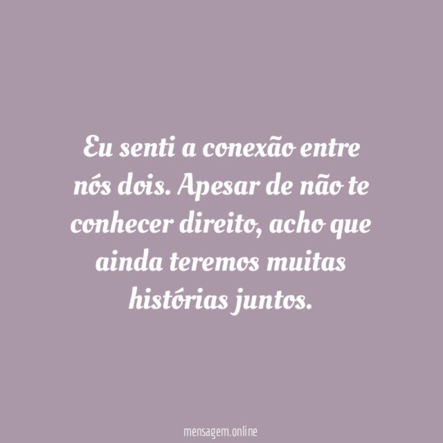 Muita coisa vai rolar
