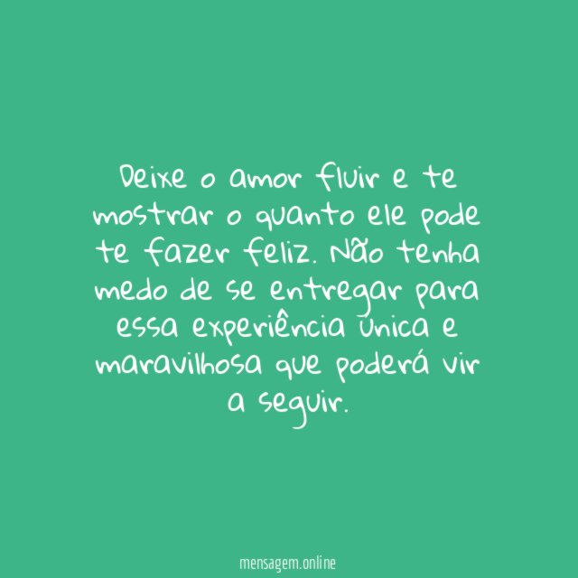 Deixe fluir
