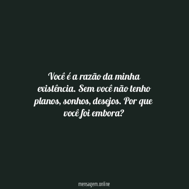 Não posso ficar sem você