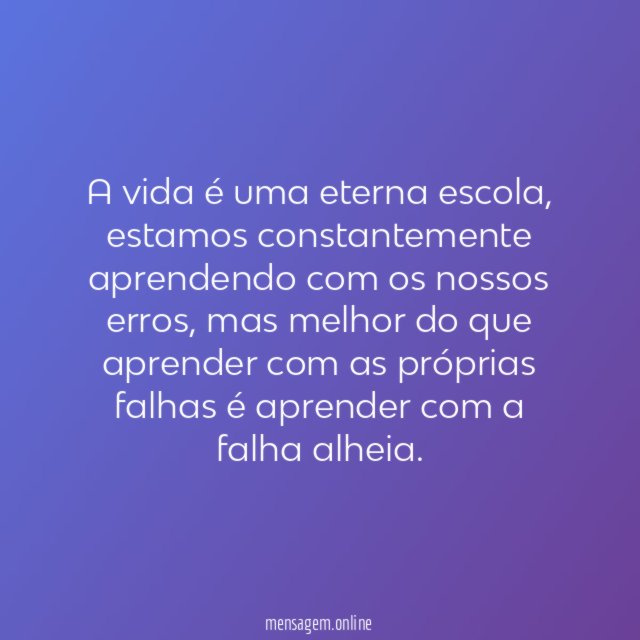 Aprenda com os outros