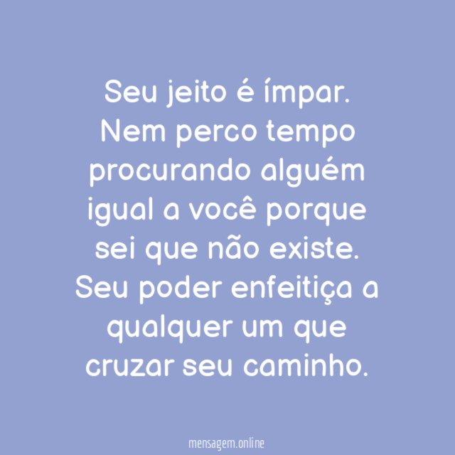 Jeito único